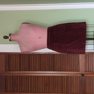 Mossimo Maroon Miniskirt